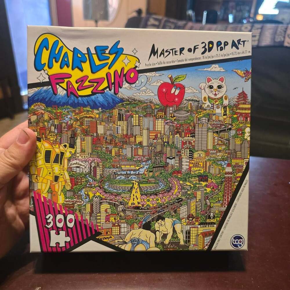 Charles Fazzino Master of 3D Pop Art Puzzle 300 Pieces